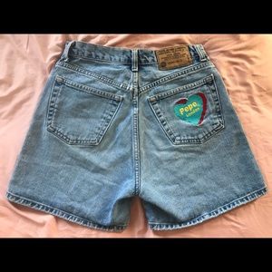 Vintage Pepe London Jean Shorts